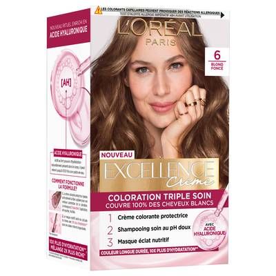 L'Oréal Paris Excellence crème Coloration 6 Blond Foncé, 216g