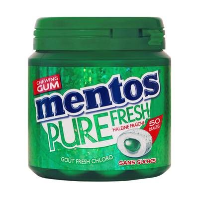 Mentos Pure Fresh Chlorophylle, 50 chewing gums
