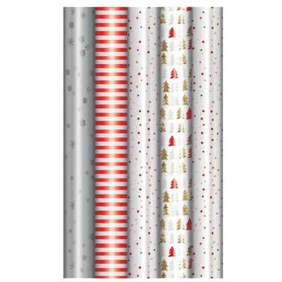 Clairefontaine Un rouleau de papier cadeau Premium Santa, Dimensions  0,7 x 2 m