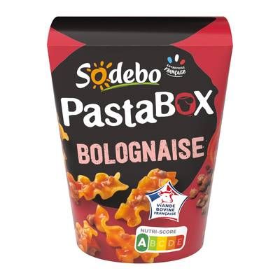 Sodebo Pasta Box Fusilli à la Bolognaise, 330g