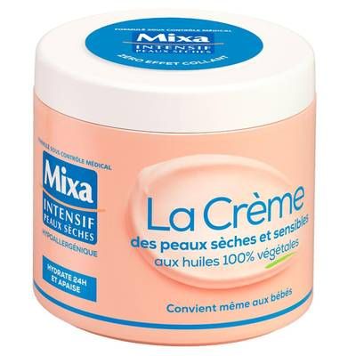 Mixa Lait Corps Hydratant Huiles 100% végétales, 400ml