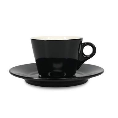 Collection Barista Soucoupe 15,5cm pour tasse 16cl et tasse 20,5cl noir Barista