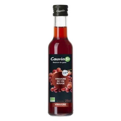 Cauvin Vinaigre de Vin Rouge Bio, 25cl