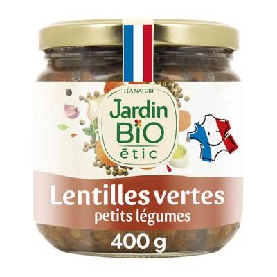 Jardin Bio Etic Lentilles Vertes Petits Légumes Bio, 400g