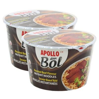 Apollo Nouilles instantanées saveur Rôti de Boeuf en cup, Lot de 2x85g
