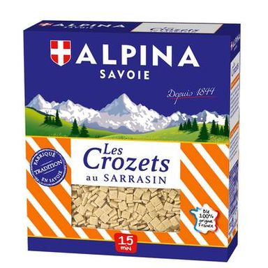 Alpina Savoie Pâtes Crozets au sarrasin, 400g