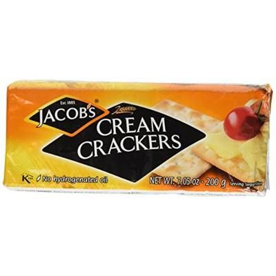 Jacob's Cream Crackers - Biscuit apéritif anglais, 200g