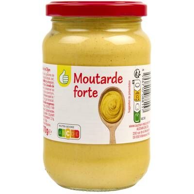 Pouce Moutarde de Dijon Forte au vinaigre, 370g