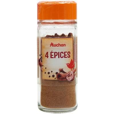 Auchan 4 épices moulues, 35g