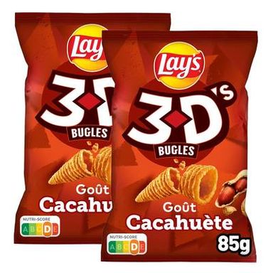 Benenuts 3D's Cacahuètes, Lot de 2x85g