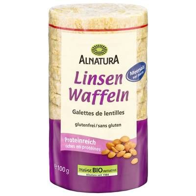 Alnatura Galette Lentille Bio, 100g