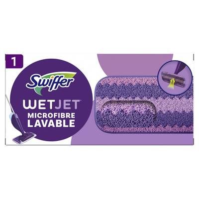 Swiffer Lingette Lavable Microfibre WetJet, 1 pièce