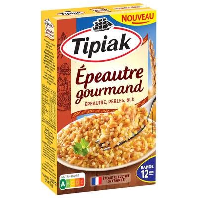 Tipiak Epeautre Gourmand- Epeautre, Perles, Blé - 2 sachets, 2x175g