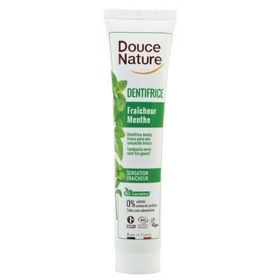 Douce Nature Dentifrice menthe Cosmebio sensation fraîcheur, 75ml