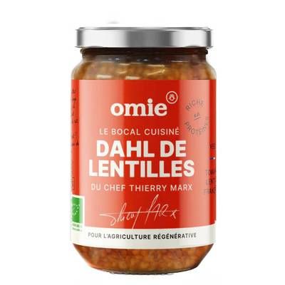 Omie Dhal de Lentilles Corail Bio - Par le Chef Thierry Marx, 340g