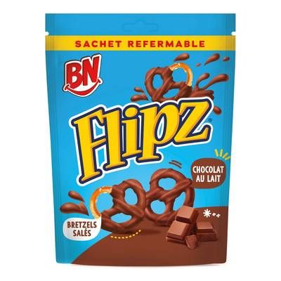 BN Flipz Bretzel au Chocolat au Lait, 90g