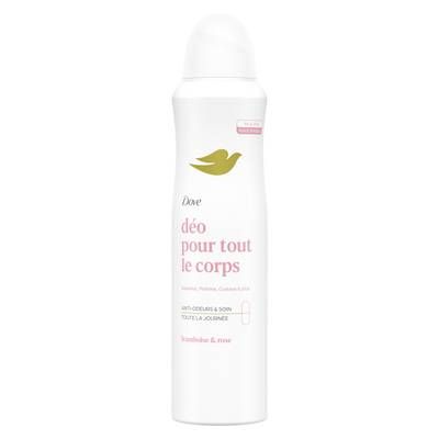 Dove Spray Corps Framboise Rose Protection 72h, 150ml