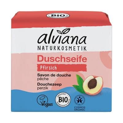 Alviana Savon de douche pêche, 100g