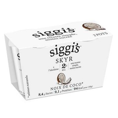 Siggi's Skyr noix de coco, 2x140g