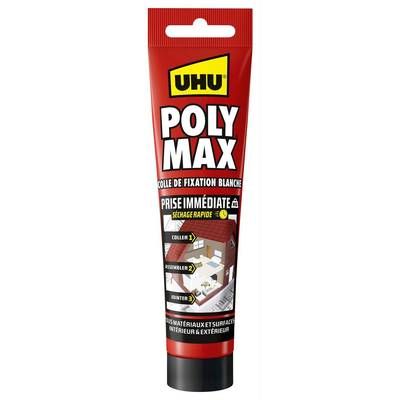 Uhu Colle de Fixation Blanche Poly Max® Prise Immédiate