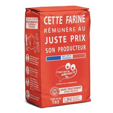 C'est qui le Patron Farine de Blé Blanche T65, 1kg