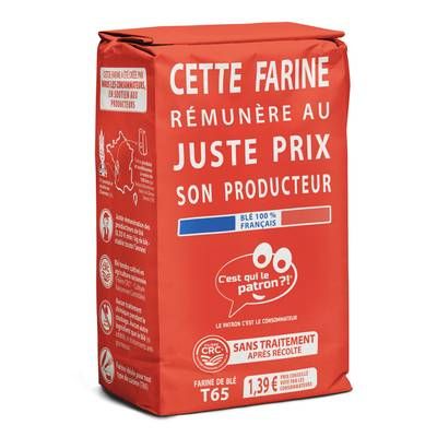 C'est qui le Patron Farine de Blé Blanche T65, 1kg