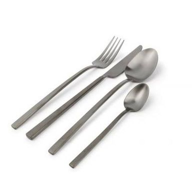 SP Collection Set de couverts 16 pièces mat noir Terno, 16 pièces