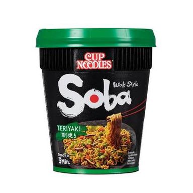 Nissin Nouilles sautées Japonaises Soba sauce Teriyaki en cup, 90g