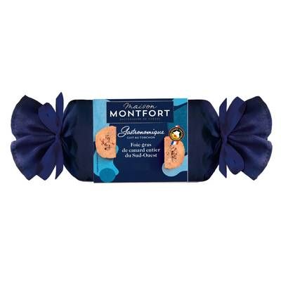 Maison Montfort Foie Gras Entier de Canard du Sud Ouest Gastronomique, 6-10 parts - 300g