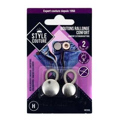 Style couture Boutons rallonge confort