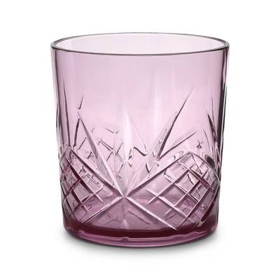 Collection Costa Verre 36cl acrylique rose Costa, 4 verres