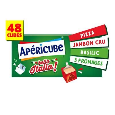 Apéricube Minis Fromages Bella Italia, 48 cubes - 125g