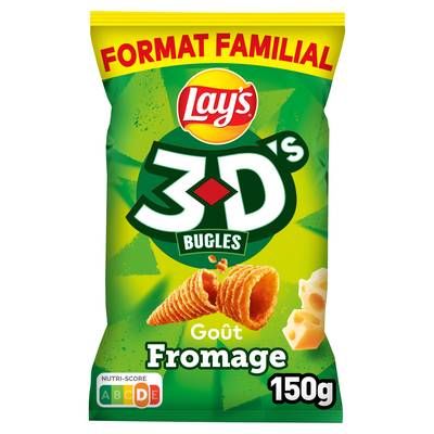 Lay's Biscuits apéritifs goût fromage 3D, 150g
