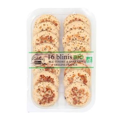 Blini 16 Blinis Cocktail Bio, 16 blinis - 135g