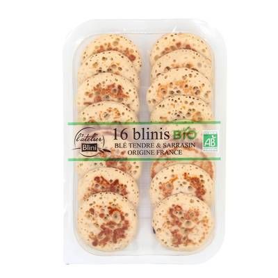 Blini 16 Blinis Cocktail Bio, 16 blinis - 135g
