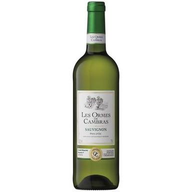 Vin de pays d'Oc Blanc IGP Les Ormes De Cambras Sauvignon, 75cl