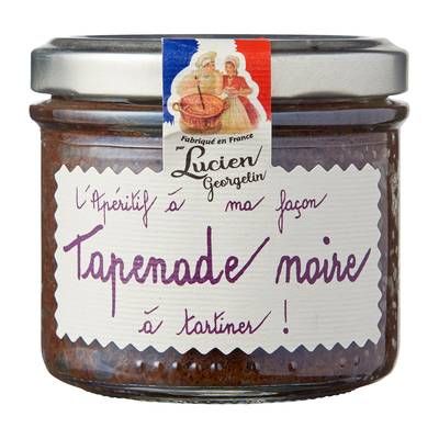 Lucien Georgelin Tapenade Noire à tartiner, 100g