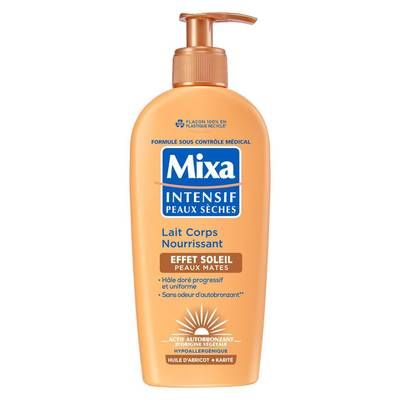 Mixa Lait Corps Effet Soleil peaux mates, 250ml