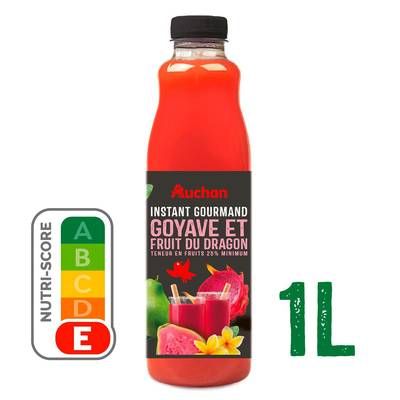 Auchan Nectar goyave et fruit du dragon, 1L