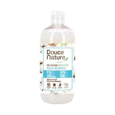 Douce Nature Gel Douche Fleur de Coton Cosmébio, 500ml