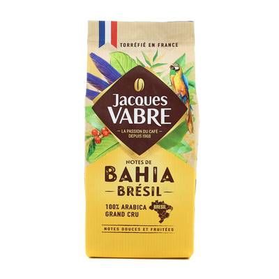 Jacques Vabre Café moulu notes de Bahia Brésil 100% pur arabica, 250g