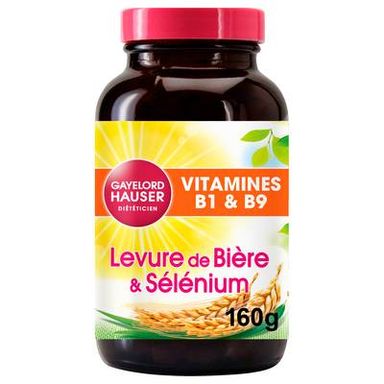 Gayelord Hauser Comprimés de levure de bière et Sélénium, 160g