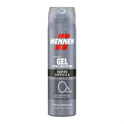 Mennen Gel à raser Barbe Difficile, 250ml