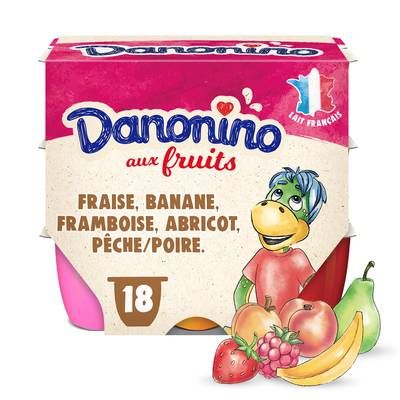 Danonino Petits suisses aux fruits, 18x50g