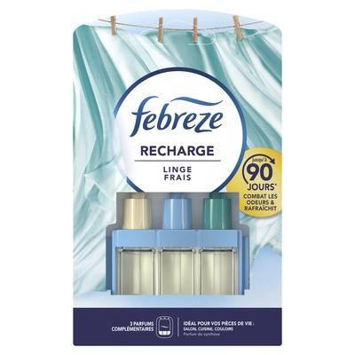 Febreze Désodorisant Recharge Linge frais, 1  recharge