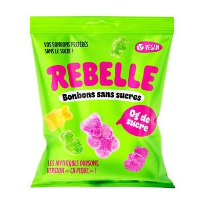 Rebelle Bonbon Oursons Acidules, 50g