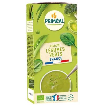 Priméal Velouté de légumes verts bio , format individuel, 33cl