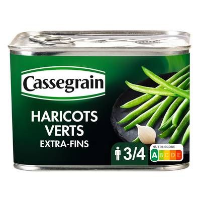 Cassegrain Haricots verts extra-fins cueillis main, 390g