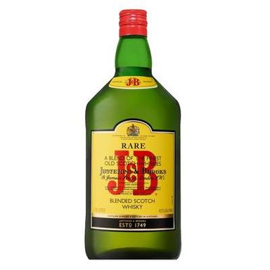 J and B Whisky rare blended 40°, 1,75L