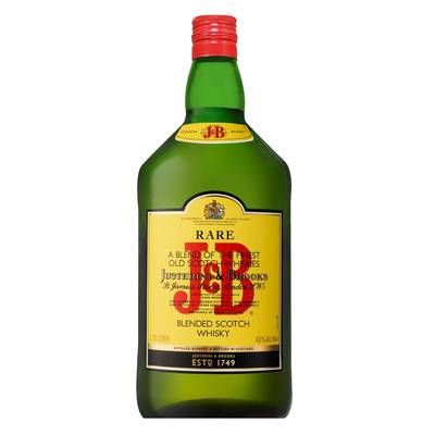 J and B Whisky rare blended 40°, 1,75L